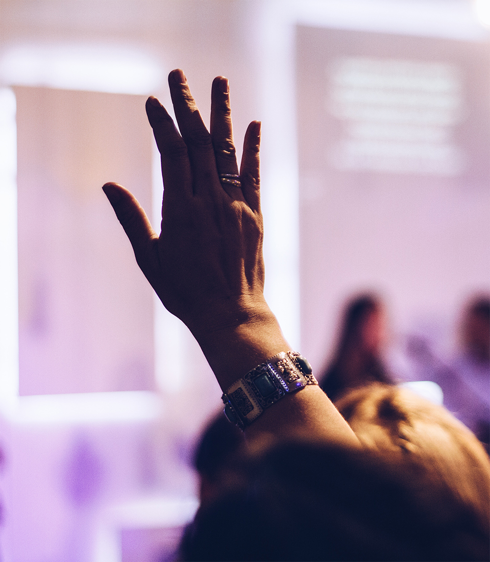 afbeelding opgestoken hand